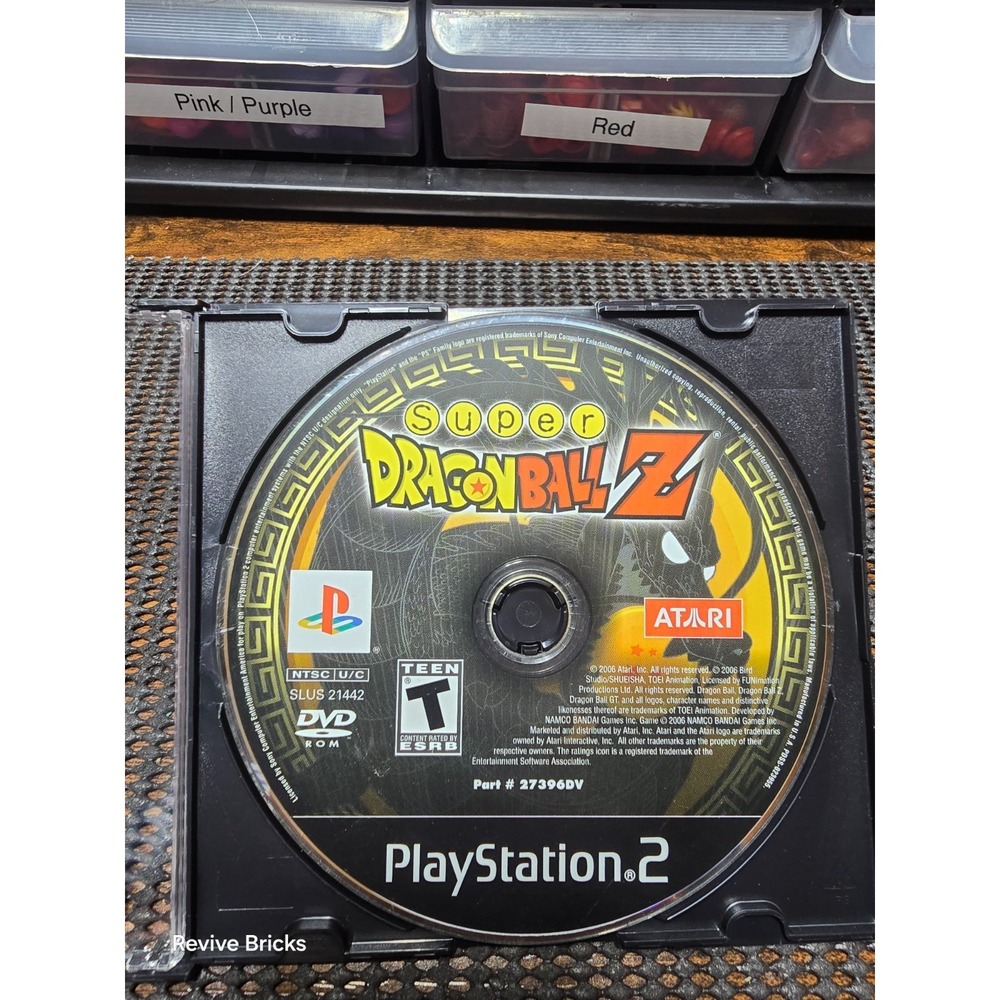 Super Dragon Ball Z PlayStation 2, PS2 2006 Game Only Tested Working Black Label